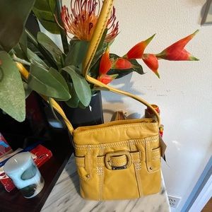 New tignanello  bag  yellow color .